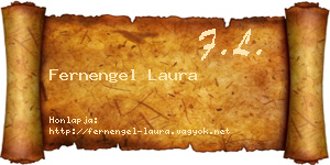 Fernengel Laura névjegykártya